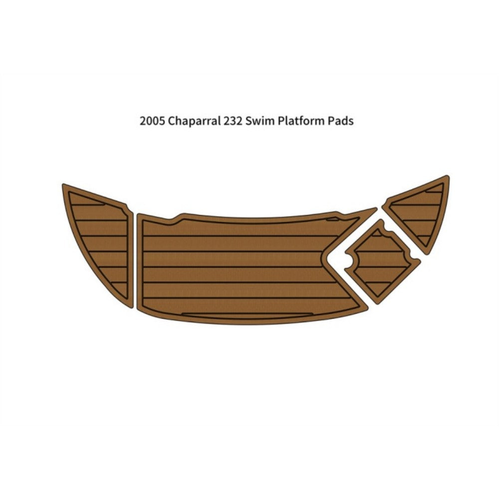 2005 Chaparral 232 Swim Platform Step Traction Mats Eva Foam Boat Flooring Marine Decking Hzchione Light Brown Black