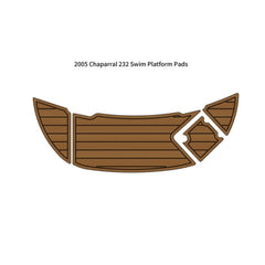 2005 Chaparral 232 Swim Platform Step Traction Mats Eva Foam Boat Flooring Marine Decking Hzchione Light Brown Black