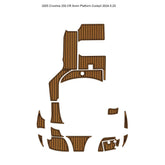 2005 Crownline 250 CR Cockpit Eva Foam Boat Flooring Boat Decking Hzchione Brown Black