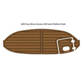 2005 Four Winns Horizon 200 Swim Platform Traction Mats Eva Foam Boat Flooring Marine Decking Hzchione Default Title