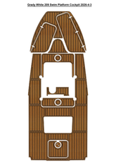 2005 Grady White 209 Swim Platform Cockpit Traction Mats Eva Foam Boat Flooring Marine Decking Hzchione