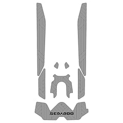 2025 Sea Doo GTX Customize Jet Ski Mats Hzchione Medium gray White Black-Brick
