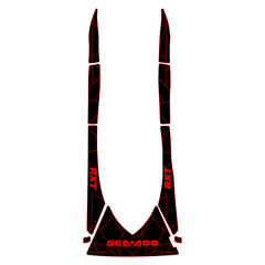 2005-2009 Sea Doo RXT Customize Jet Ski Mats Non-Slip Motorboat Traction Mat Hzchione Black Red