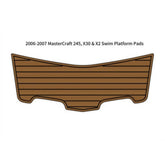 2006-2007 MasterCraft 245 X30 X2 Swim Platform Traction Mats Eva Foam Boat Flooring Marine Decking Hzchione