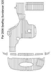 2006 Sea Ray Sundancer 320 Eva Foam Boat Flooring Faux Teak Boat Deck Foam Boat Decking Marine Mat Cockpit Swim Platform Pads Hzchione