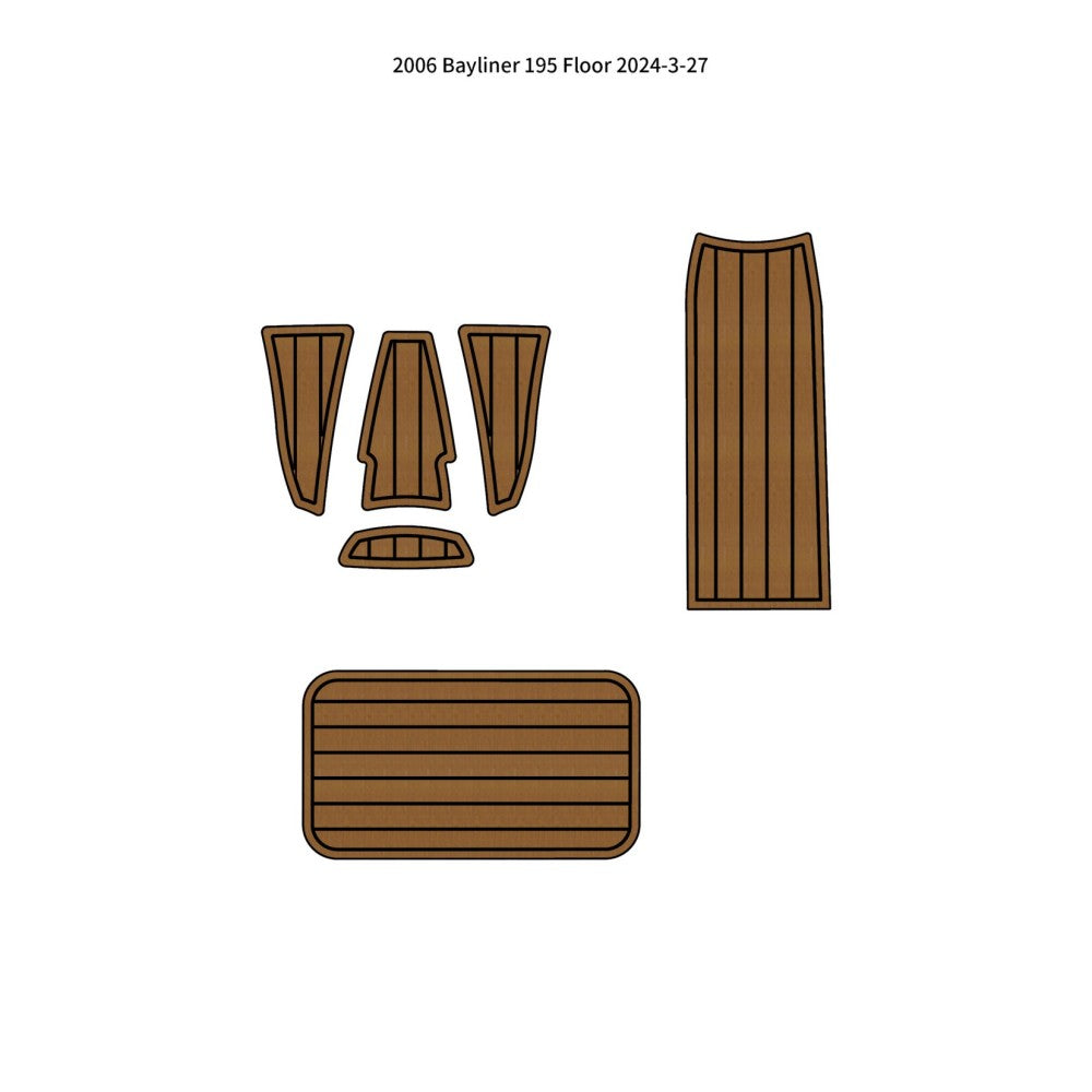 2006 Bayliner 195 Cockpit Pad Traction Mats Eva Foam Boat Flooring Marine Decking Hzchione Default Title