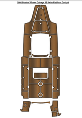 2006 Boston Whaler Outrage 32 Swim Platform Cockpit Traction Mats Eva Foam Boat Flooring Marine Decking Hzchione