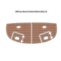 2006 Four Winns 274 Swim Platform Pad Traction Mats Eva Foam Boat Flooring Marine Decking Hzchione Default Title
