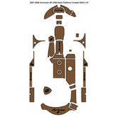 2007-2009 Hurricane SD 2200 Swim Platform Cockpit Traction Mats Eva Foam Boat Flooring Marine Decking Hzchione