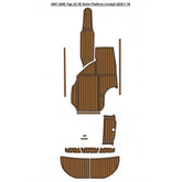 2007-2009 Tige 22 VE Swim Platform Cockpit Pad Traction Mats Eva Foam Boat Flooring Marine Decking Hzchione