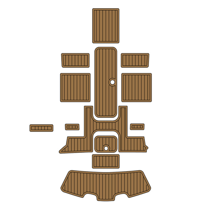 2005-2012 Sea Doo Challenger 180 Eva Foam Boat Flooring Boat Decking Hzchione Brown Black