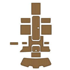 2005-2012 Sea Doo Challenger 180 Eva Foam Boat Flooring Boat Decking Hzchione Brown Black