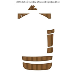 2007 Cobalt 212 Swim Step Transom Bow Pad Traction Mats Eva Foam Boat Flooring Marine Decking Hzchione