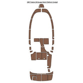 2007 Faeton 26 Escape Swim Platform Cockpit Traction Mats Eva Foam Boat Flooring Marine Decking Hzchione