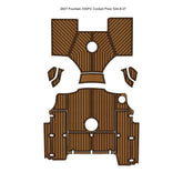 2007 Fountain 33SFC Cockpit Floor Pad Traction Mats Eva Foam Boat Flooring Marine Decking Hzchione