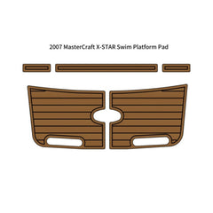 2007 MasterCraft X-STAR Swim Platform Pad Traction Mats Eva Foam Boat Flooring Marine Decking Hzchione