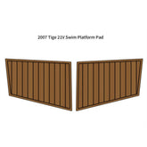 2007 Tige 21V Swim Platform Step Mat Traction Mats Eva Foam Boat Flooring Marine Decking Hzchione