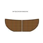 2007 Tige 22 VE Swim Platform Step Pad Traction Mats Eva Foam Boat Flooring Marine Decking Hzchione