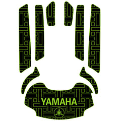 2010-2011 Yamaha FX HO EVA Foam Boat Flooring Jet Ski Traction Mats Hzchione Black Green-Rectangle