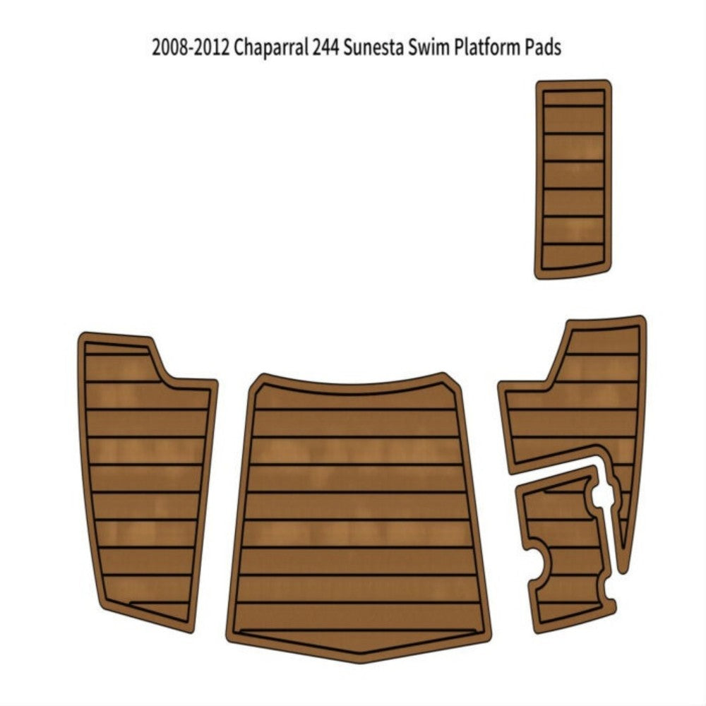 2008-2012 Chaparral 244 Sunesta Swim Platform Traction Mats Eva Foam Boat Flooring Marine Decking Hzchione