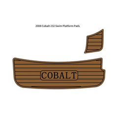 2008 Cobalt 232 Swim Platform Step Pad Traction Mats Eva Foam Boat Flooring Marine Decking Hzchione