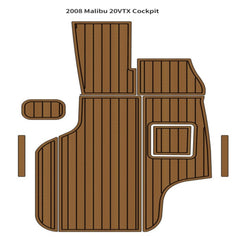 2008 Malibu 20 VTX Cockpit Pad Traction Mats Eva Foam Boat Flooring Marine Decking Hzchione