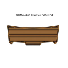 2008 MasterCraft X-Star Swim Platform Pad Traction Mats Eva Foam Boat Flooring Marine Decking Hzchione