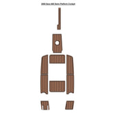 2008 Sacs 680 Swim Platform Cockpit Traction Mats Eva Foam Boat Flooring Marine Decking Hzchione
