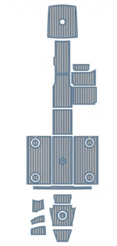 2008 World Cat 290 DC Cockpit Traction Mats Eva Foam Boat Flooring Marine Decking Hzchione