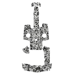 2009-2017 Chaparral 226 SSI Swim Platform Cockpit Pad EVA Teak Decking Boats Mat Hzchione Snow Camo Black