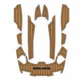 2009-2017 Sea Doo GTX Ltd is 255 + 260 Customize Jet Ski Mats Non-Slip Motorboat Traction Mat Hzchione Brown Black