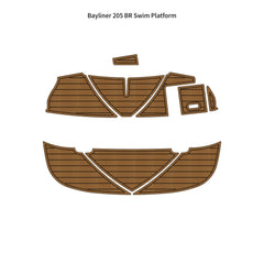 2009 Bayliner 205 BR Swim Platform Traction Mats Eva Foam Boat Flooring Marine Decking Hzchione