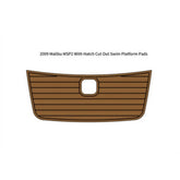 2009 Malibu MSP2 Swim Platform With Hatch Cutout Pad Traction Mats Eva Foam Boat Flooring Marine Decking Hzchione