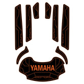 2010-2011 Yamaha FX HO EVA Foam Boat Flooring Jet Ski Traction Mats Hzchione Black Orange-YAMAHA