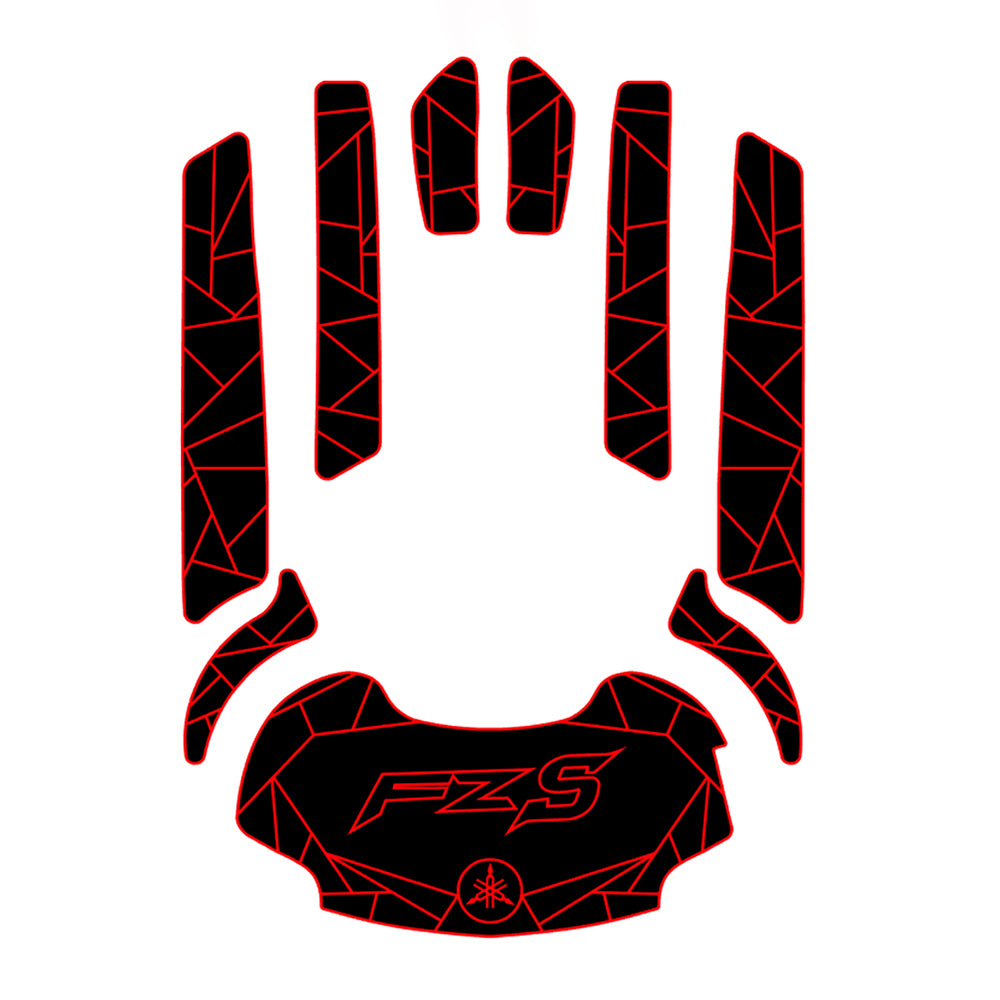 2009-2016 Yamaha FZR FZS EVA Foam Boat Flooring Jet Ski Traction Mats Hzchione Black Red-FZS