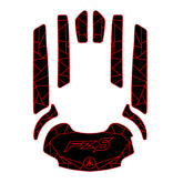 2009-2016 Yamaha FZR FZS EVA Foam Boat Flooring Jet Ski Traction Mats Hzchione Black Red-FZS