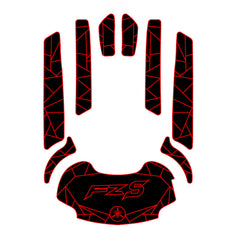 2009-2016 Yamaha FZR FZS EVA Foam Boat Flooring Jet Ski Traction Mats Hzchione Black Red-FZS