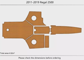 2011-2017 Regal 2500 RX SURF Eva Foam Boat Flooring Boat Decking Hzchione