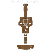 2011 Four Winns Horizon 240 Swim Platform Cockpit Traction Mats Eva Foam Boat Flooring Marine Decking Hzchione