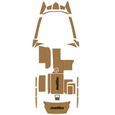 2012-2016 Malibu 22 MXZ Eva Foam Boat Flooring Faux Teak Boat Deck Foam Boat Decking Marine Mat Cockpit Swim Platform Pads Hzchione Brown Black-Malibu