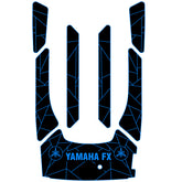 2012-2018 Yamaha FX HO EVA Foam Boat Flooring Jet Ski Traction Mats Hzchione Black Blue- Yamaha FX