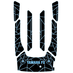 2012-2018 Yamaha FX HO EVA Foam Boat Flooring Jet Ski Traction Mats Hzchione Black White Blue