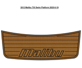 2012 Malibu TXI Swim Platform With Hatch Cutout Traction Mats Eva Foam Boat Flooring Marine Decking Hzchione