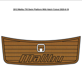 2012 Malibu TXI Swim Platform With Hatch Cutout Traction Mats Eva Foam Boat Flooring Marine Decking Hzchione