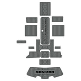 2005-2012 Sea Doo Challenger 180 Eva Foam Boat Flooring Boat Decking Hzchione Dark Gray Black-Challenger 180
