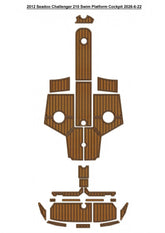 2012 Seadoo Challenger 210 Cockpit Traction Mats Eva Foam Boat Flooring Marine Decking Hzchione
