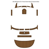 2013 MB Sports F21 Tomcat Swim Step Transom Bow Pad Traction Mats Eva Foam Boat Flooring Marine Decking Hzchione