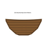 2013 Moomba Mojo Swim Platform Step Pad Traction Mats Eva Foam Boat Flooring Marine Decking Hzchione