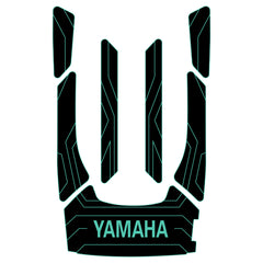2012-2018 Yamaha FZR SVHO EVA Foam Boat Flooring Jet Ski Traction Mats Hzchione Black Turquoise Blue