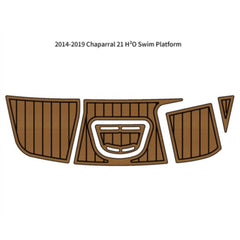 2014-2019 Chaparral 21 H2O Swim Platform Step Traction Mats Eva Foam Boat Flooring Marine Decking